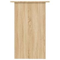 Bureau 90x50x74 cm bewerkt hout sonoma eikenkleurig - thumbnail