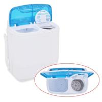 Mini wasmachine met dubbele trommel 5,6 kg - thumbnail