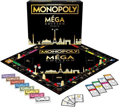 MONOPOLY Mega Paris - Bordspel - WINNENDE ZETTEN - Vanaf 8 jaar