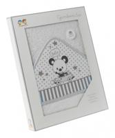 Gamberritos badcape Beertje 100 x 100 cm katoen - thumbnail