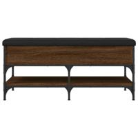 Schoenenbank 102x42x45 cm bewerkt hout sonoma eikenkleurig - thumbnail