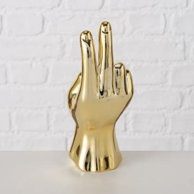 Boltze Home Beeld hand h19cm goud of wit