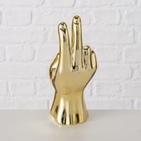Boltze Home Beeld hand h19cm goud of wit - thumbnail