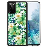 Samsung S20 Plus Skin Case Orchidee Groen - thumbnail