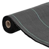 Worteldoek 0,5x150 m polypropeen zwart - thumbnail