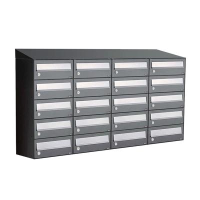 Allux Hive Set 4-Breed, 5-Hoog Met Dak Antraciet - 40030065_4x5d