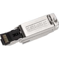 Siemens 6GK1901-1BB12-2AA0 IE FC RJ45 Plug 180 4 x 2, RJ45-connector, Cat6A, FC-aansluitmethode, 1 stuks 6GK19011BB122AA0 1 stuk(s) - thumbnail