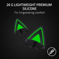 RAZER Kitty Ears V2 Universal Clip Oorbeugel 1 stuk(s) Zwart/groen - thumbnail