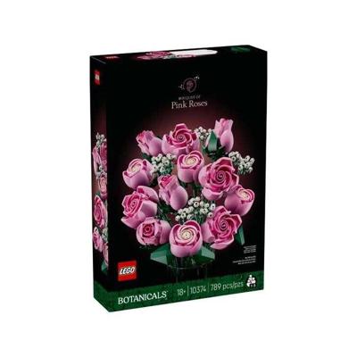 LEGO Bouwset - 10374 - Boeket Roze Rozen - 12 Onderdelen - Voor Volwassenen