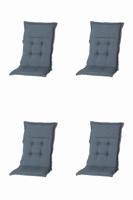 Kussen mona niedrig Rib grijs (4 stuks) Madison - Madison - thumbnail