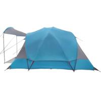 Tunneltent voor gezin 8-persoons waterdicht blauw - thumbnail