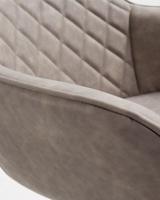 Kave Home Amira eetkamerstoel Taupe - thumbnail