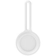 AirTag case infinity series - siliconen sleutelhanger - wit