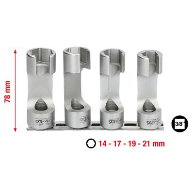 KS Tools 405.0155 3/8 speciale injectielekerset, 4-delig
