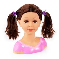 Bayer Design Make-up- en haarstyling-hoofd (Bruin) - thumbnail