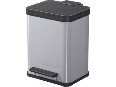 Hailo Oko Duo Plus M Pedaalemmer 2x9L Rood/Zwart