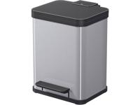 Hailo Oko Duo Plus M Pedaalemmer 2x9L Rood/Zwart - thumbnail