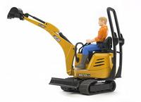Bruder JCB mini graafmachine + machinist - thumbnail