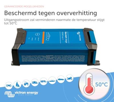 VICTRON Blauwe slimme oplader IP22 - 12V - 30A - 1 uitgang - thumbnail