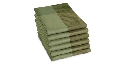 DDDDD Theedoek Blend olive groen 60x65cm