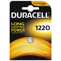Duracell Knoopcel CR1220 3 V 1 stuk(s) 35 mAh Lithium DL1220 - thumbnail