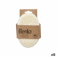 Lichaamsspons Berilo B7083-8 Wit Beige 11 x 15 x 5 cm (12 Stuks) - thumbnail