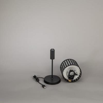 KonstSmide Unieke tafellampBottle zwart oplaadbaar - 7837-752 - thumbnail