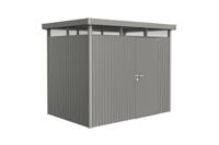 Biohort Highline H2 metalen tuinhuis 275x195x222 cm met enkele deur- Plat dak- Metaal- Biohort - thumbnail