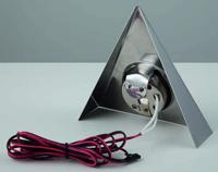 Heitronic GENUA LED-onderbouwlamp Set van 3 stuks LED LED vast ingebouwd 6 W Warmwit RVS - thumbnail