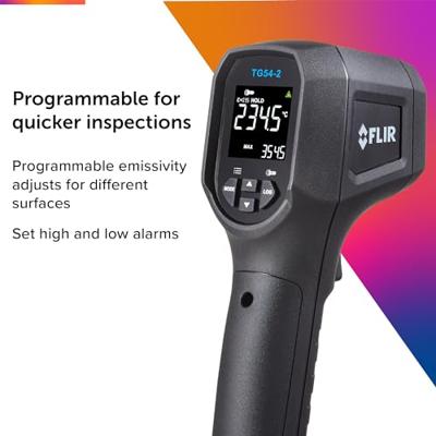 FLIR TG54-2 Infrarood-thermometer Optiek 20:1 -30 - 850 °C FLIR TG54-2 Infrarood-thermometer Optiek 20:1 -30 - 850 °C