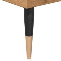 Badkamerkast 30x30x100 cm bewerkt hout oud houtkleurig - thumbnail