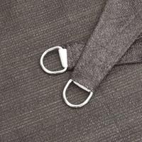 VidaXL Zonnezeil 160 g/m² 3x3x4,2 m hdpe antracietkleurig - thumbnail