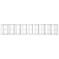 Hondenkennel 21,78 m² gegalvaniseerd staal - thumbnail