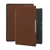 Lunso - Geschikt voor Kobo Aura H20 Edition 1 hoes (6.8 inch) - sleep cover - Bruin - thumbnail