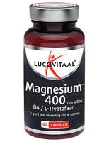 Lucovitaal Magnesium 400 met B6 en L-Tryptofaan 60 Capsules - thumbnail