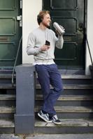 Mepal isoleerfles Ellipse 900 ml - nordic green rvs - thumbnail