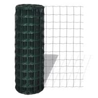 VidaXL Euro hek 10x1,2 m staal groen - thumbnail