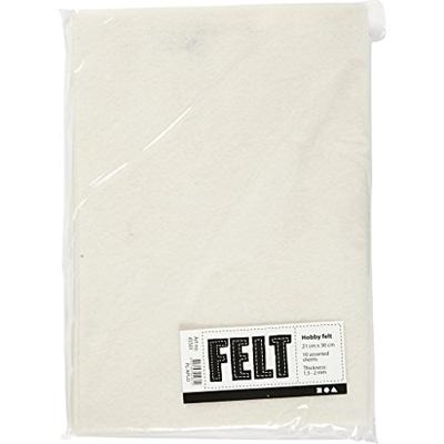 Creativ Company Hobbyvilt off-white a4, 10 vellen