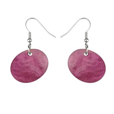 Oorhangers Capiz Schelpen Ovaal Roze Oorhangers Capiz Schelpen Ovaal Roze