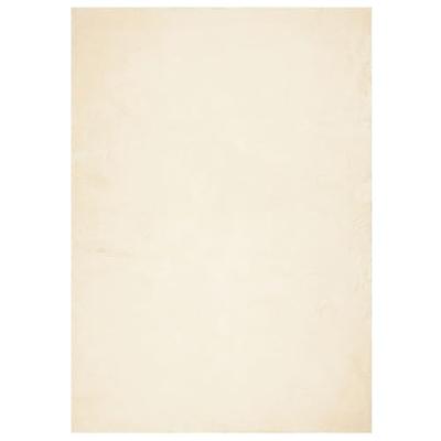 VidaXL Vloerkleed huarte laagpolig zacht wasbaar 120x170 cm crème