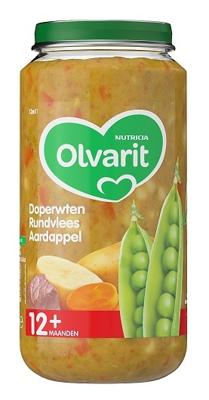 Olvarit Olvarit Doperwten Rundvlees Aardappels 12m11 (250g) Olvarit Olvarit Doperwten Rundvlees Aardappels 12m11 (250g)