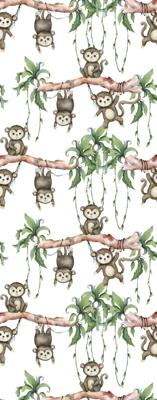 Noordwand Kids Walls Fotobehang met aapjes - 45852