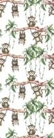 Noordwand Kids Walls Fotobehang met aapjes - 45852 - thumbnail