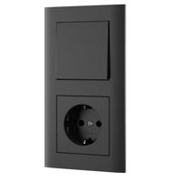 Athenis afdekraam 2-voudig antraciet - thumbnail