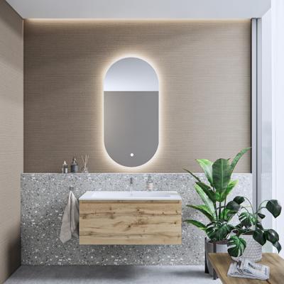 Badkamermeubelset BWS Anubis 60cm 1 Lade Rustiek Eiken Met Wastafel (Naar Keuze) Badkamermeubelset BWS Anubis 60cm 1 Lade Rustiek Eiken Met Wastafel (Naar Keuze)