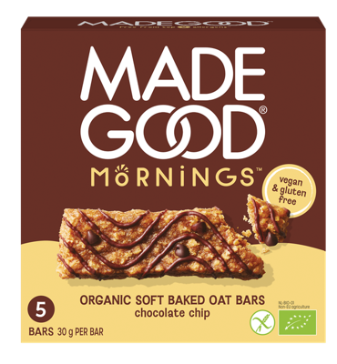 Made Good Mornings Chocolate Chip Soft Baked Oat Bars Made Good Mornings Chocolate Chip Soft Baked Oat Bars