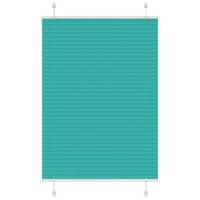 Pliss rolgordijn 100x100 cm stofbreedte 99,4cm petrol groen - thumbnail