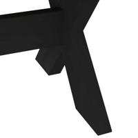 Salontafel NOAIN X-vormige poten 120x60x40 cm massief hout - thumbnail