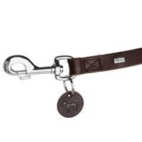 HUNTER Hondenriem Aalborg, donkerbruin, Maat: 20/250 - thumbnail