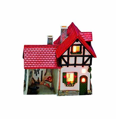 Wurm Light House Forge van Porselein, Kleurrijk (B/H/D) 16x16x8cm